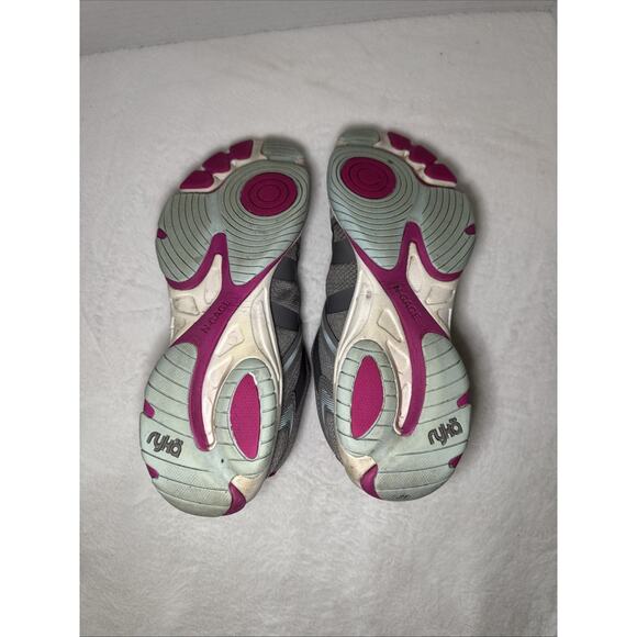 Ryka Women's Influence Frost Grey/Rose/Pale Aqua Training Size 8 - Picture 6 of 7